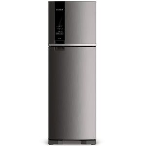 Geladeira Brastemp Frost Free Duplex 400 litros cor Inox com Freeze Control - BRM54JK