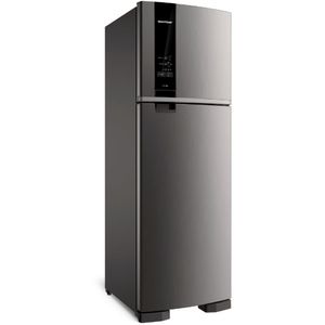 Geladeira Brastemp Frost Free Duplex 400 litros cor Inox com Freeze Control - BRM54JK