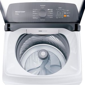 Máquina de Lavar Brastemp 14Kg branca com Ciclo Tira Manchas Advanced e Ciclo Antibolinha - BWK14AB