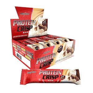 Protein Crisp Bar Leite Niño com Creme de Avelã - 12 unid