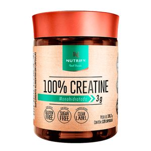 100% Creatine em cápsula