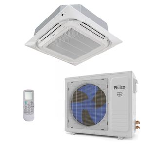 Ar-Condicionado Split Cassete 4 Vias Inverter Eco R-32 Philco 24.000 BTUs Frio 220V Bifásico