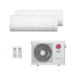 Ar-Condicionado Multi Split Inverter LG 30.000 (2x Evap HW 18.000) Quente/Frio 220V