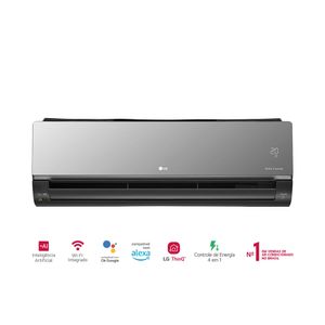 Ar-Condicionado Split HW LG Dual Inverter Voice Artcool 12.000 BTUs R-32 Só Frio 220V