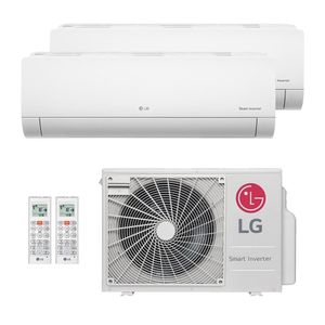 Ar-Condicionado Multi Split Inverter LG 18.000 (2x Evap HW 9.000) Quente/Frio