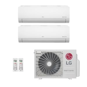 Ar-Condicionado Multi Split Inverter LG 18.000 (2x Evap HW 7.000) Quente/Frio 220V