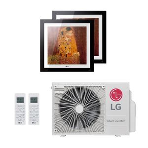 Ar-Condicionado Multi Split Inverter LG 18.000 (2x Evaporadora Artcool Gallery 9.000) Quente/Frio 220V