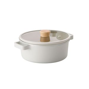 Caçarola 22cm/2,6L - Indução com Revestimento Cerâmico - FIKA - Neoflam - Cor Pérola