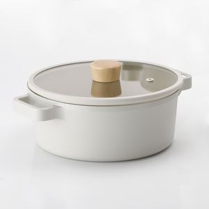 Caçarola 22cm/2,6L - Indução com Revestimento Cerâmico - FIKA - Neoflam - Cor Pérola