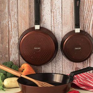 Frigideira 28cm/2,5L - Indução com Revestimento Cerâmico - Reverse - Neoflam - Cor Marrom Rosa