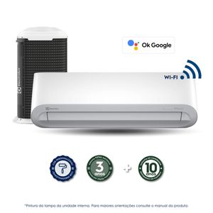 Ar-Condicionado Electrolux Split 18.000 BTUs Color Adapt Frio com Wi-fi (YI18F/YE18F)