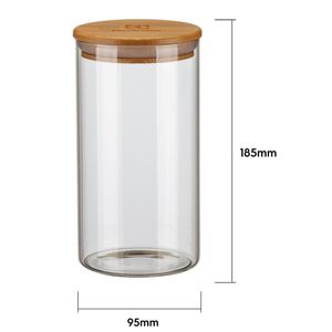 Kit Utensílios de Bambu 6 Peças + Potes Herméticos Porta-Mantimentos com Tampa de Bambu Electrolux