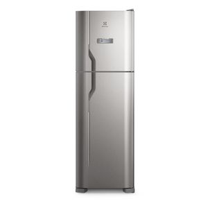 Geladeira Electrolux Frost Free 400L Efficient Turbo Freezer Duplex Inox Look (DFX44)