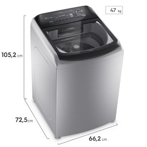 Máquina de Lavar 17kg Electrolux Perfect Care Digital com Vapor e Jatos Poderosos (LEH17)