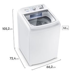 Máquina de Lavar Electrolux 17kg Branca Essential Care com Cesto Inox e Jet&Clean (LED17)