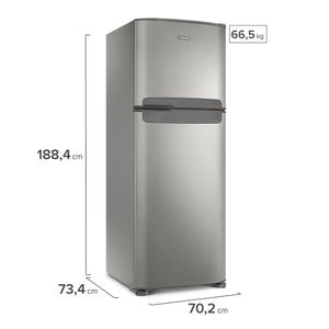 Geladeira/Refrigerador Continental Frost Free Duplex Prata 472 Litros (TC56S)