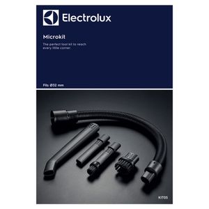 Kit de Limpeza para Superfícies Delicadas - Kit Bocais e Mangueira p/ Aspiradores c/ Encaixe de 32mm (KIT05) Electrolux