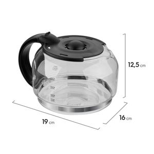 Jarra de Vidro Electrolux 1,25L Original para Cafeteira Easyline (GJCM04)