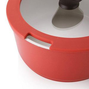 Conjunto Panelas Multiuso com Revestimento Cerâmico - Midas Plus - Neoflam - Cor Salmão - 3 Peças