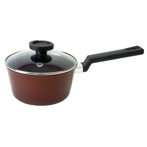Panela 18cm/1,9L - Indução com Revestimento Cerâmico - Reverse - Neoflam - Cor Marrom Rosa