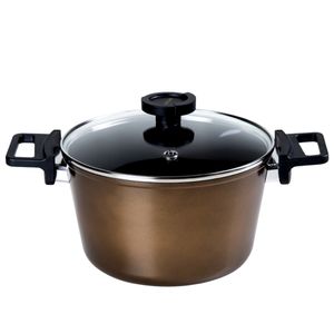 Caçarola 28cm/7,2L - Indução com Revestimento Cerâmico - Reverse - Neoflam - Cor Ouro Velho