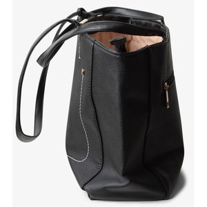 Bolsa Feminina de Ombro Tote Alice Palucci Preto