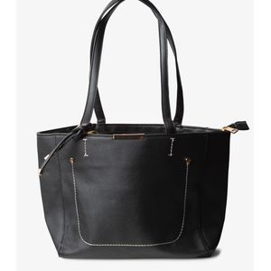 Bolsa Feminina de Ombro Tote Alice Palucci Preto