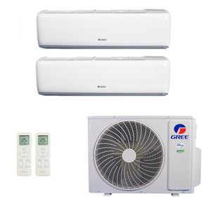 Ar-Condicionado Multi Split Inverter R-32 Gree 18.000 (2x Evap HW 12.000) Quente/Frio 220V