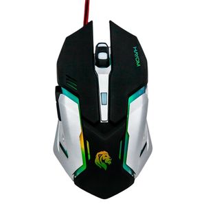 Mouse Gamer HAYOM MU2906, USB 2.0, LED RGB, 2400 DPI
