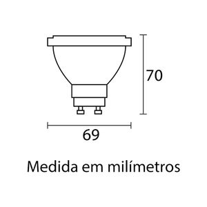 Lâmpada Led Blumenau Ar70 4,8W Gu10 Bivolt