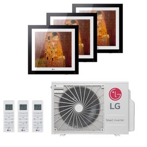 Ar-Condicionado Multi Split Inverter LG 21.000 (2x Evaporadora Artcool Gallery 9.000 + 1x Evap Artcool Gallery 12.000) Quente/Frio 220V