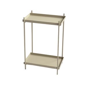Mesa de Cabeceira Slim Wire Taupe - LINEE