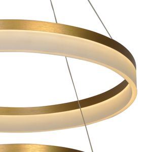 Lustre Pendente Nitrolux ACR-200D Dourado Led Bivolt