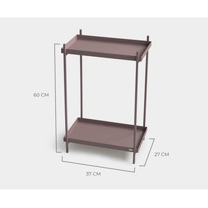 Mesa de Cabeceira Slim Wire Rubi - LINEE