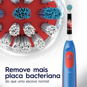 Escova Dental Elétrica ORAL-B Carros Macia à Pilha