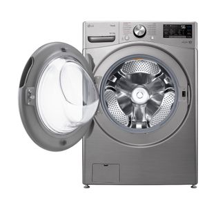 Lava e Seca LG 18kg Inox Look Smart com Inteligência Artificial WD18SV2S6B