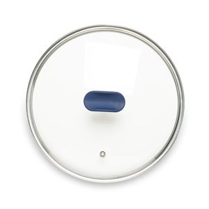 Tampa de Vidro Ichef Polishop - Shark Series - 28Cm - Azul | Azul 28 cm