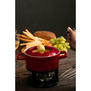 Aparelho De Fondue 13 Peças Cerâmica Linha Fondue Brinox