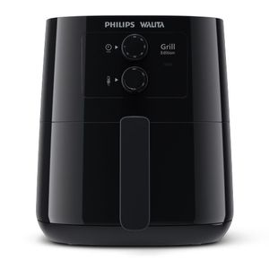 Fritadeira Airfryer Philips Walita Série 3000 Grill Edition 4,1L Preta 1400W 220v HD9202/90