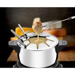 Panela Elétrica De Fondue Elétrico Le Gourmet Ii Fd-02 127v-preto/prata