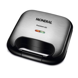 Grill E Sanduicheira Mondial Premium Inox S-25 220v Inox