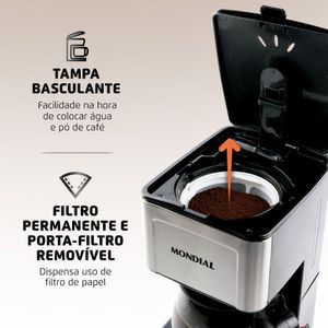 Cafeteira Elétrica Mondial C-44-32x-si 127V/60hz