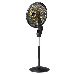 Ventilador De Coluna Mallory Chronos 40cm Preto E Dourado - 127v