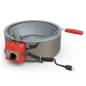 Tacho Fritador Elétrico Progás Aço Inox Escovado com Cesto 7 Litros 220V PR-70E