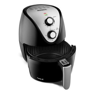 Fritadeira Elétrica Mondial Inox Iv Af-30-i Air Fryer-127v-preto/inox