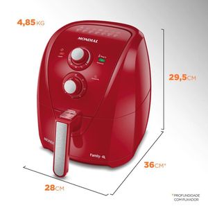 Fritadeira A Ar Mondial Afn-40-Fr Air Fryer 60Hz 127V