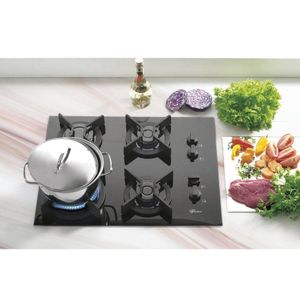 Cooktop Fischer 4 Bocas TC Infinity Preto Bivolt 26297-57076
