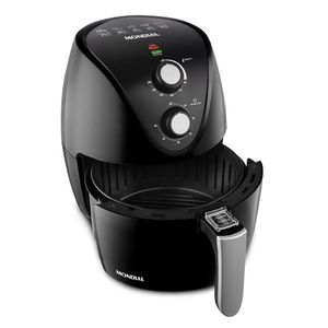 Fritadeira Elétrica Sem Óleo Mondial New Pratic Preta AF-31 3,5L 1500W 220V 76426-02
