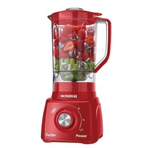 Liquidificador Mondial Turbo Power L-99-fr Liquidificador-220v-vermelho