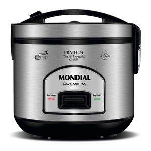 Panela Elétrica Mondial Pratic 6I Pe-43-6X 220V-Preto/Inox